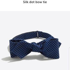 J Crew Silk Dot Bow Tie